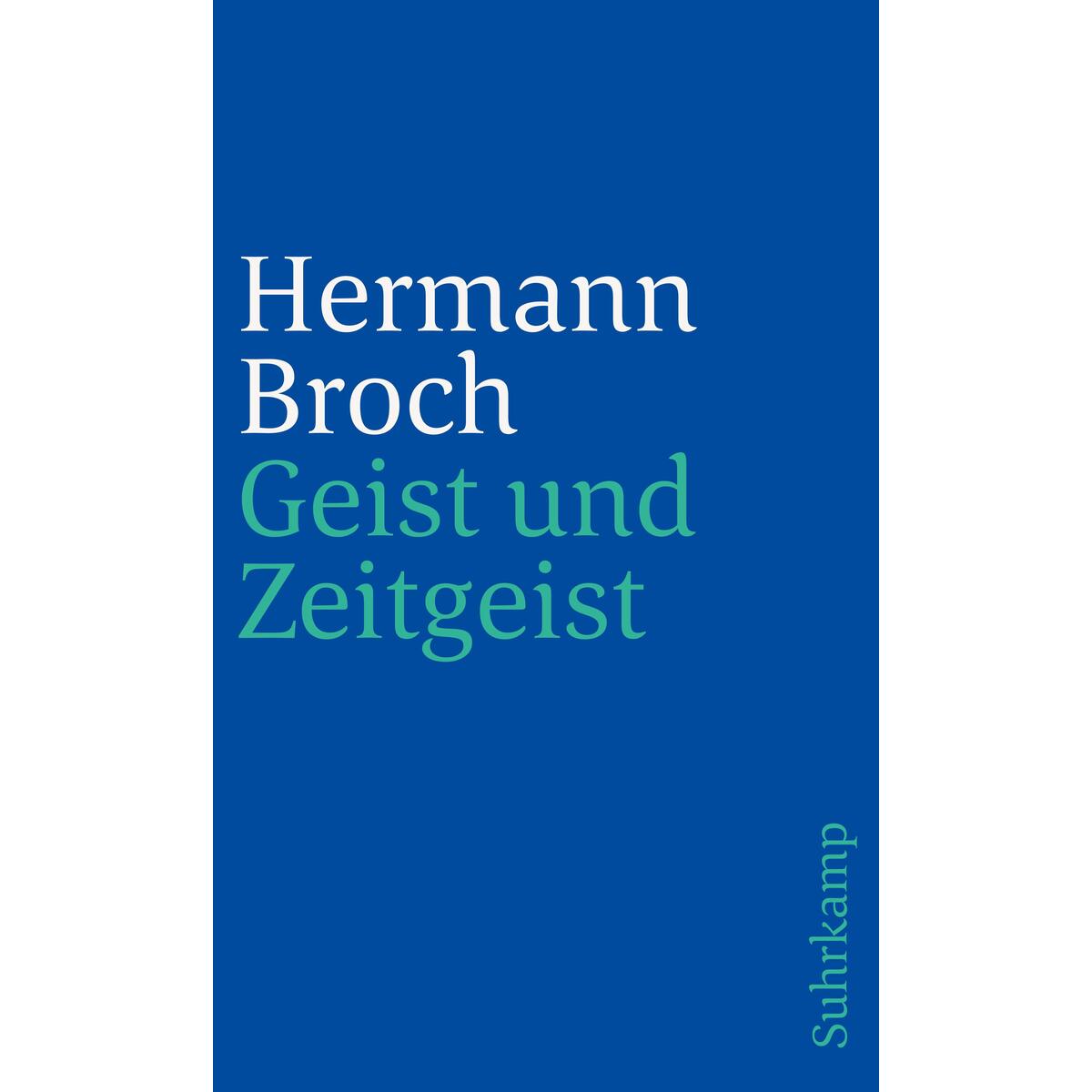 Geist und Zeitgeist von Suhrkamp Verlag AG